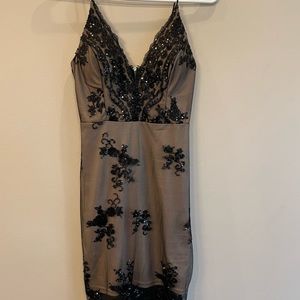 Be Mine Forever Black Bodycon Dress.
